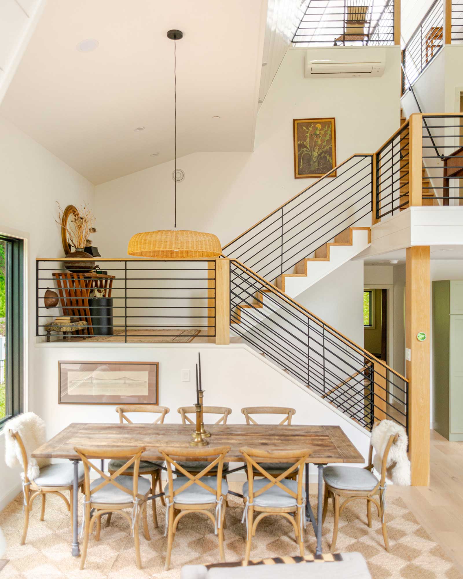 escalier maison A-Frame Moonlight Mountain House escalier maison A-Frame Moonlight Mountain House