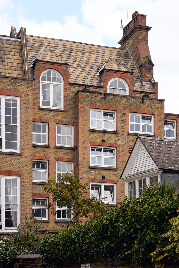 école victorienne en briques Londres école victorienne en briques Londres