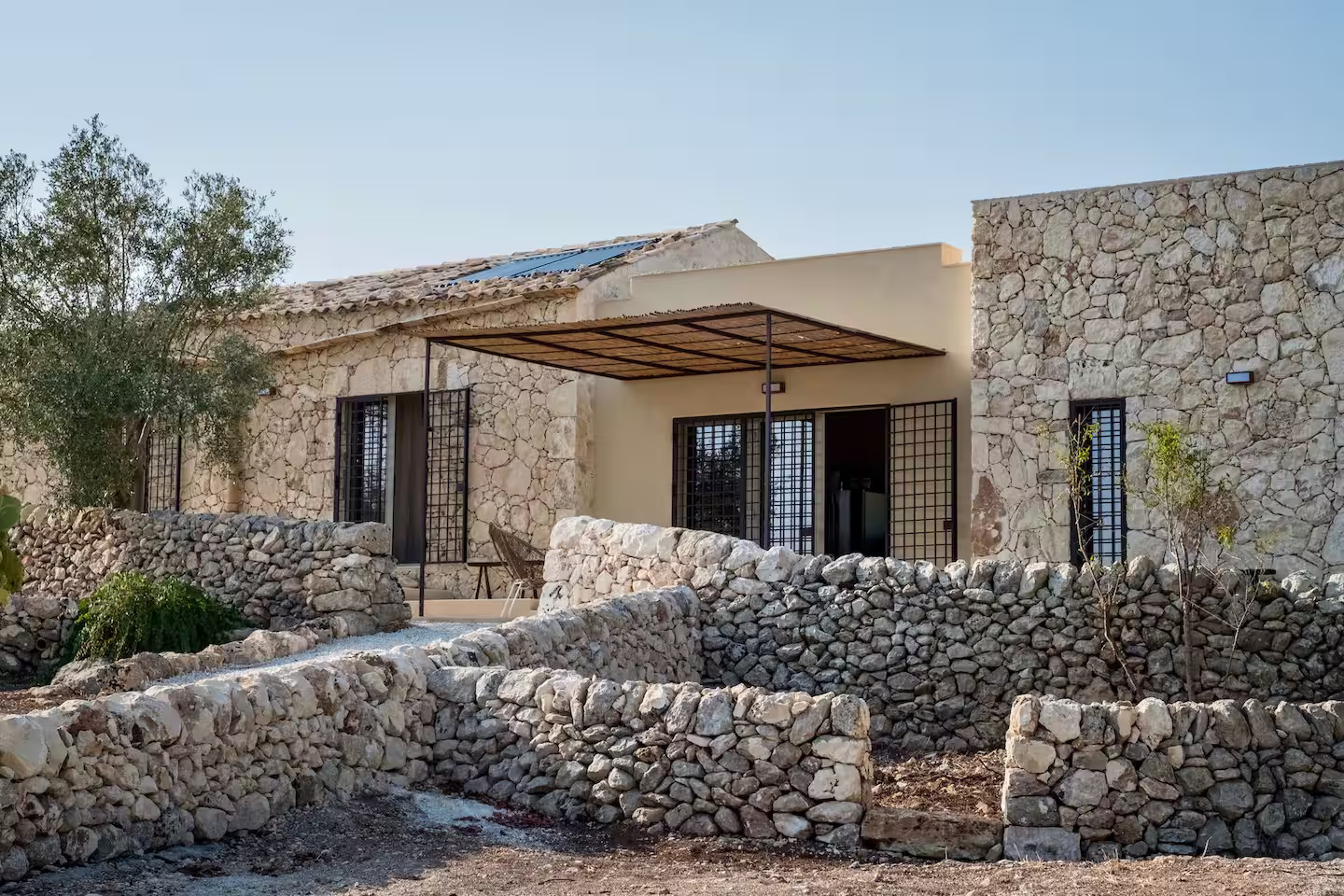 maison en pierres Le Casuzze Sicile