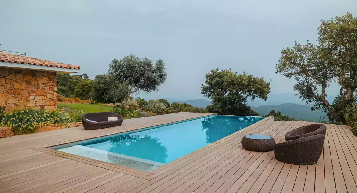 terrasse avec piscine à débordement terrasse avec piscine à débordement