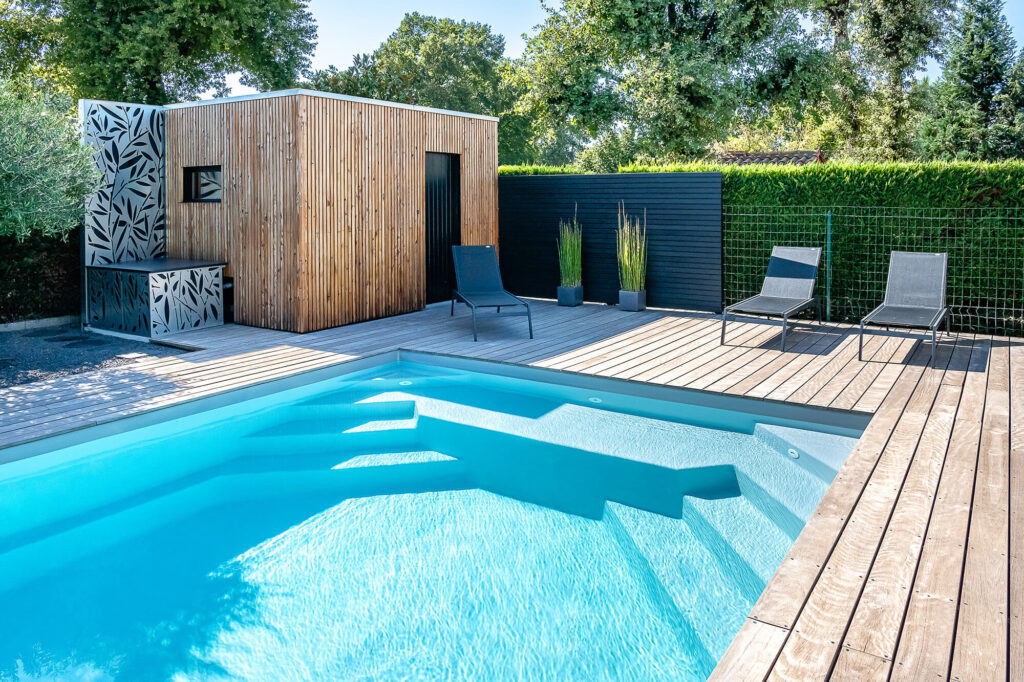 terrasse bois avec piscine terrasse bois avec piscine