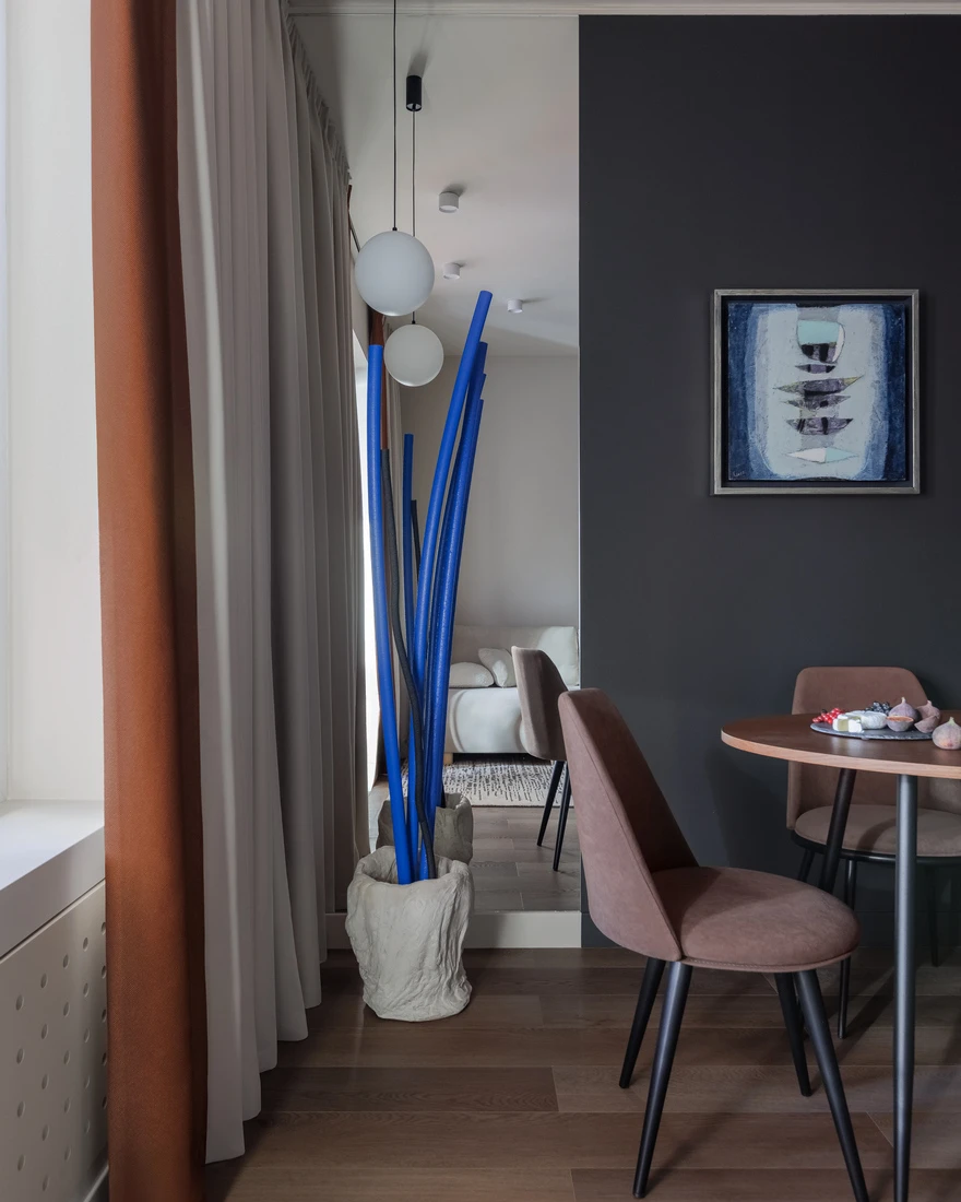 salon et chambre décoration contemporaine appartement 48m2 salon et chambre décoration contemporaine appartement 48m2