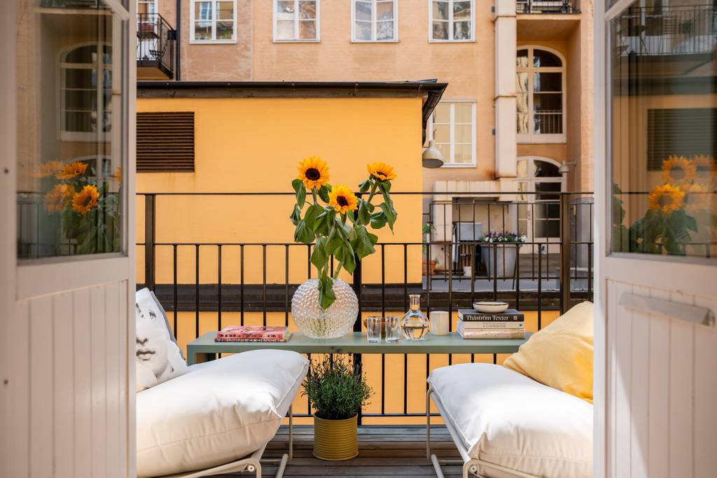 balcon sur cour