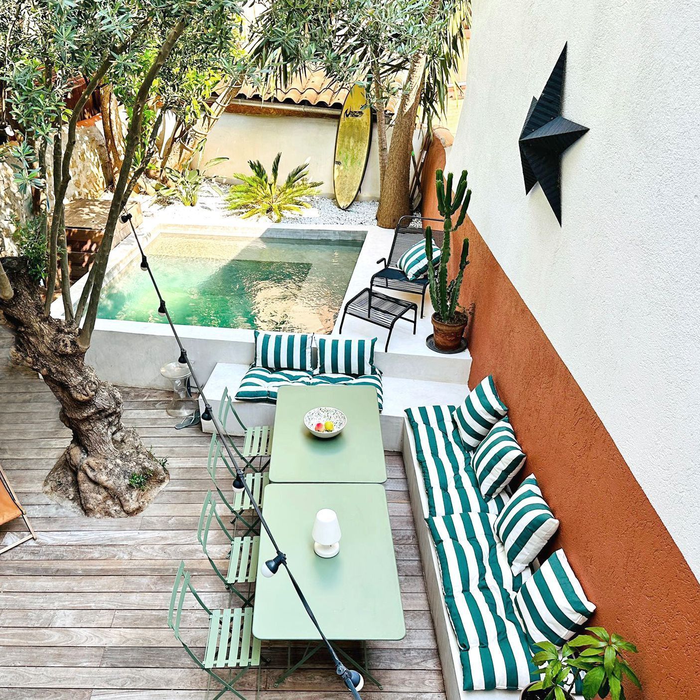 jardin de ville avec mini piscine moins de 10m2 et terrasse décoration contemporaine jardin de ville avec mini piscine moins de 10m2 et terrasse décoration contemporaine