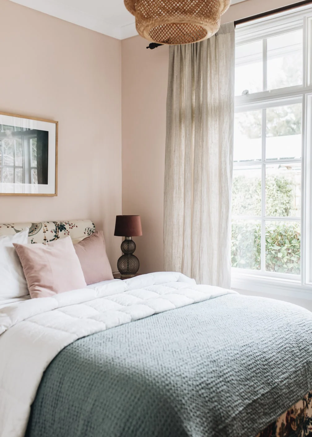 chambre rose décoration classique chic