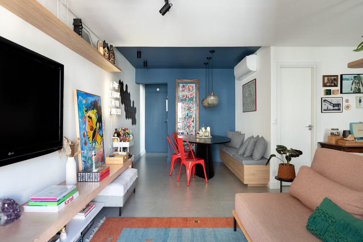 Un appartement rénové de 70m2 plein de couleurs pour sa nouvelle propriétaire