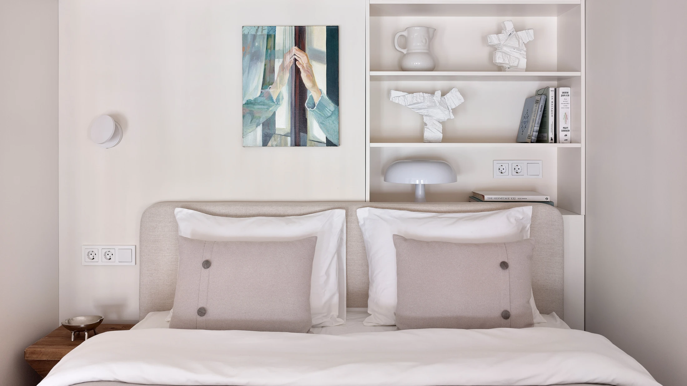 chambre décoration contemporaine appartement de 90m2