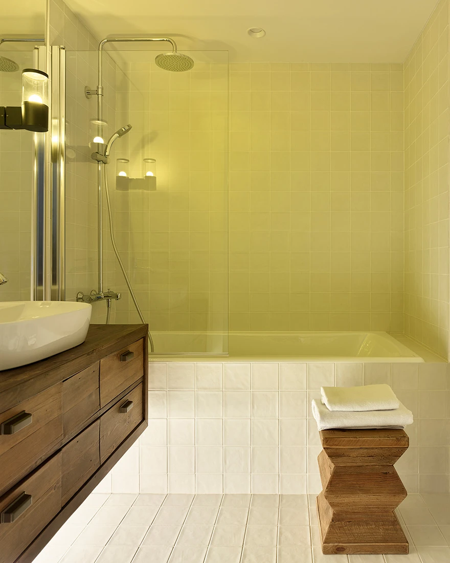 salle de bain décoration contemporaine appartement de 90m2