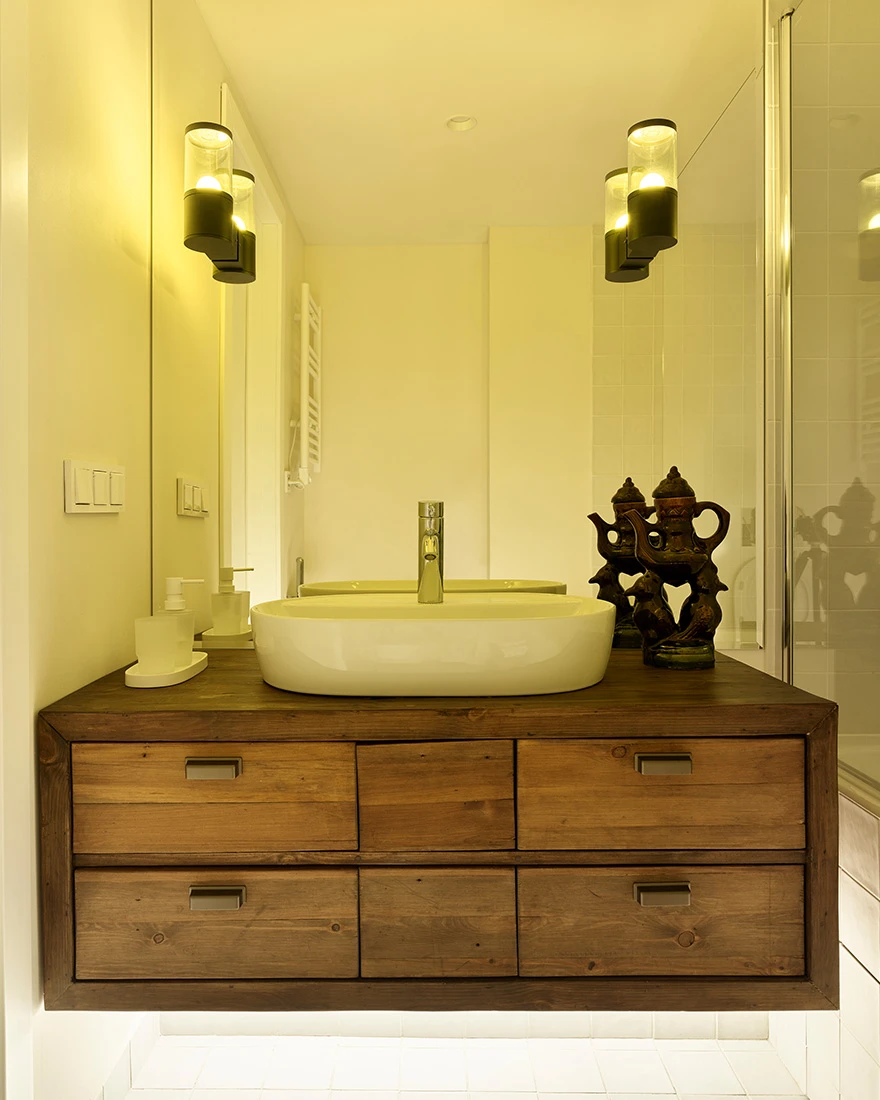 salle de bain décoration contemporaine appartement de 90m2