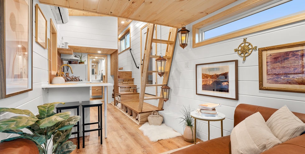 salon et cuisine tiny house 29m2 salon et cuisine tiny house 29m2