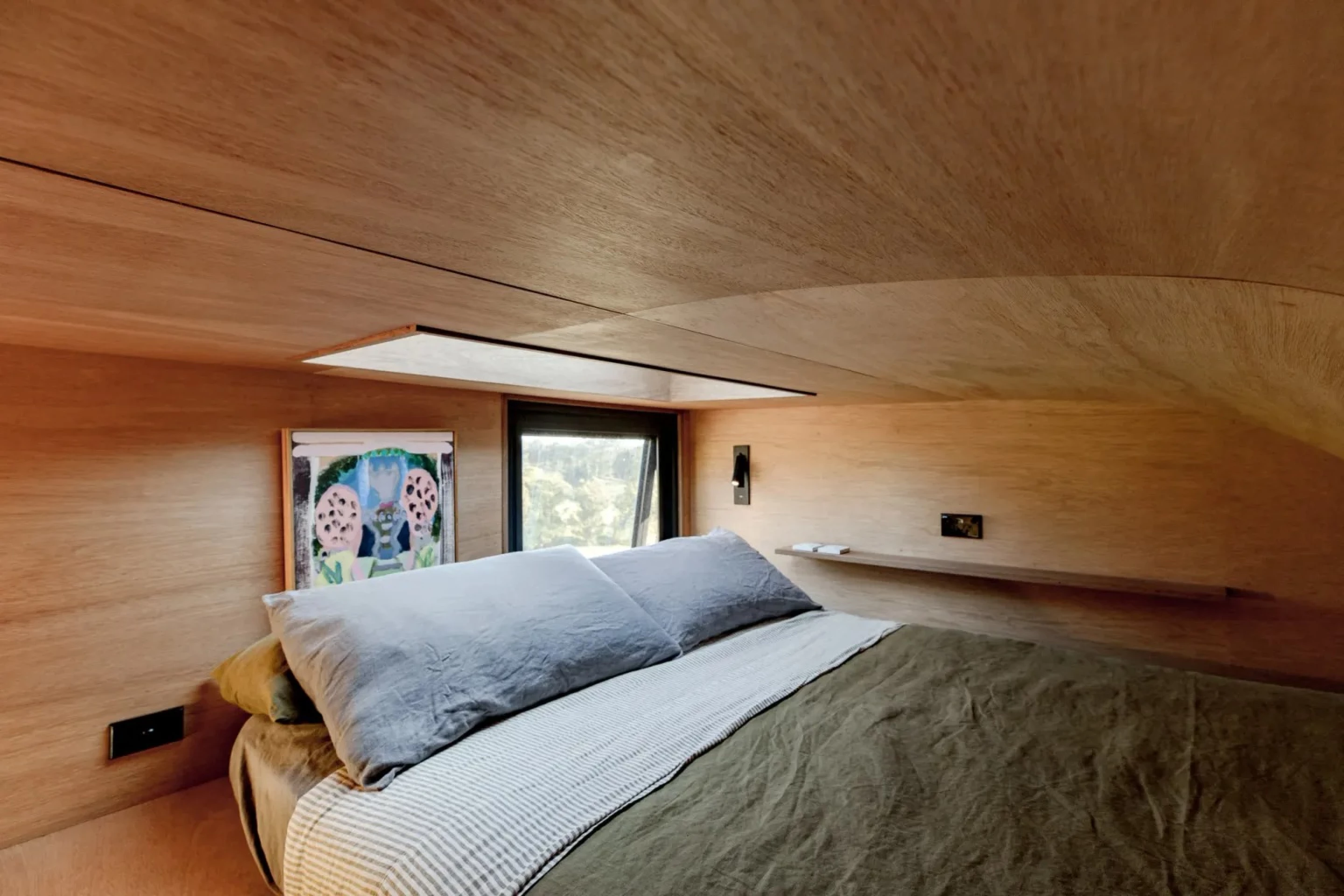 chambre sur mezzanine Base Cabin