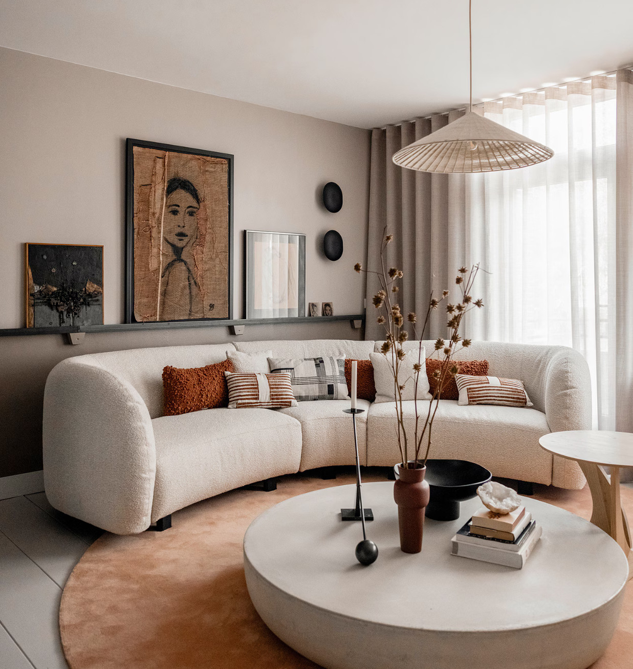 salon décoration contemporaine 