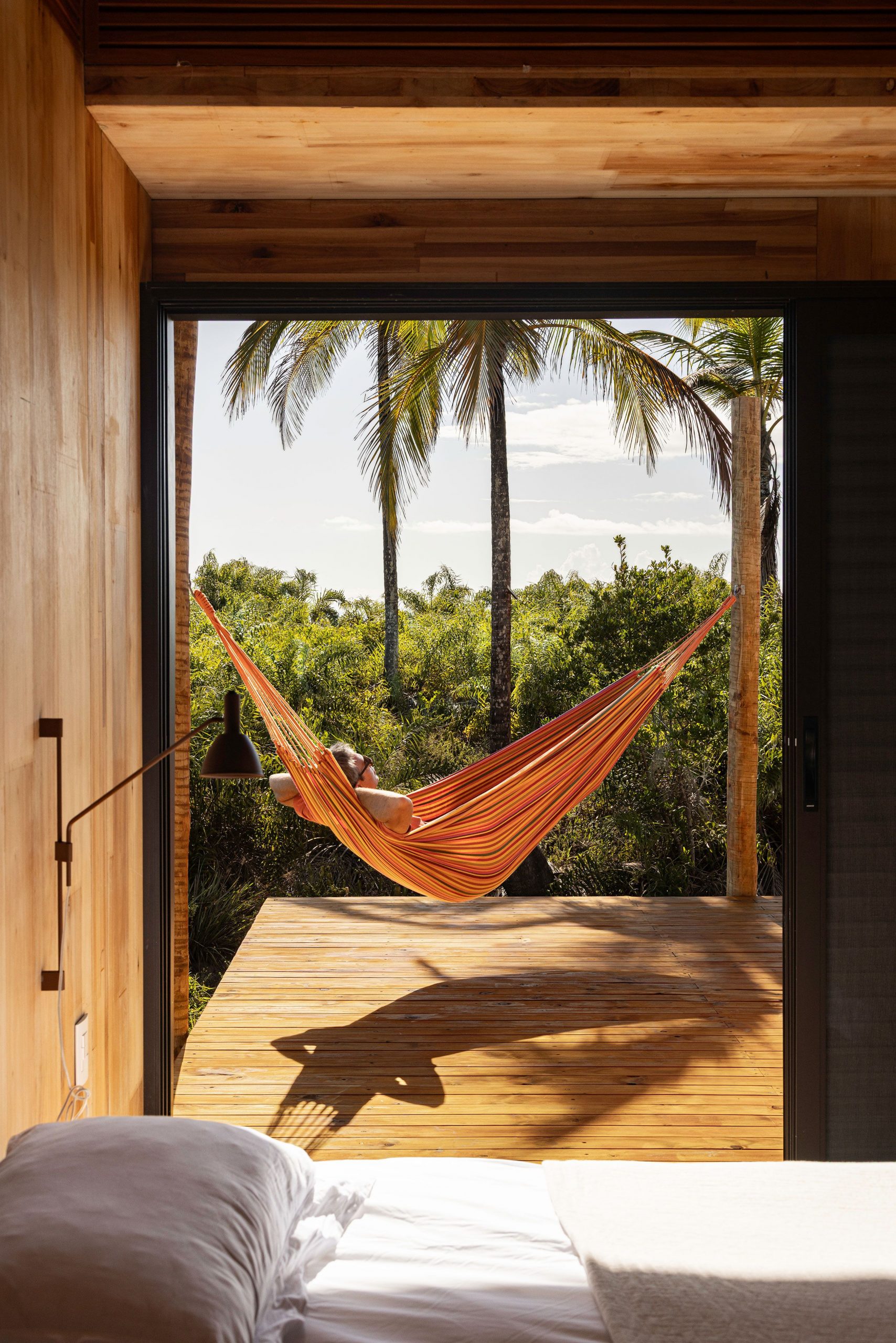 chambre avec terrasse maison contemporaine Modular Bahia