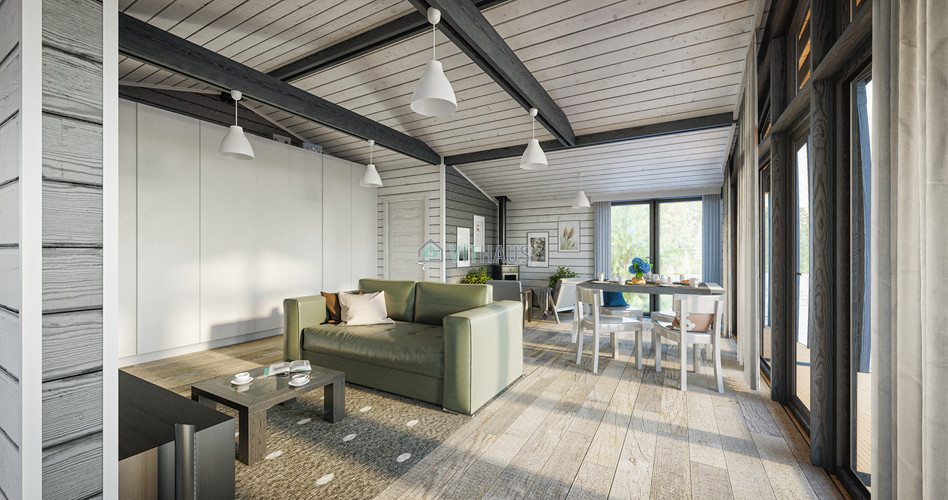 salon décoration contemporaine KOSHAUS 53 par VITHAUS