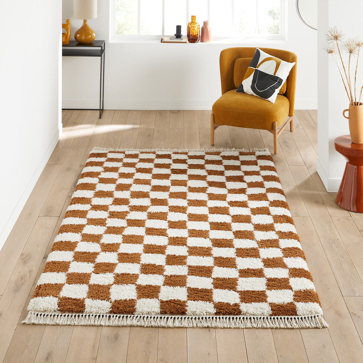 tapis à damier la redoute