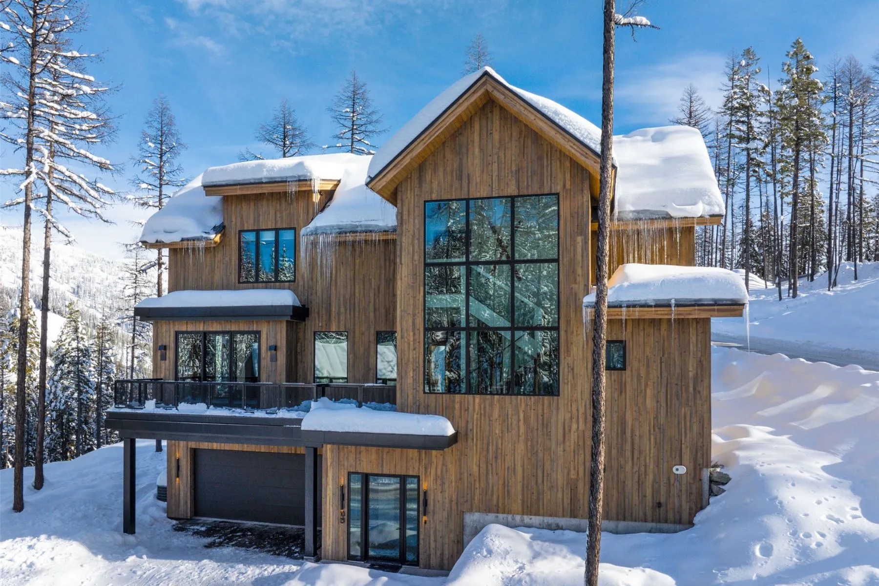 maison en bois à la montagne