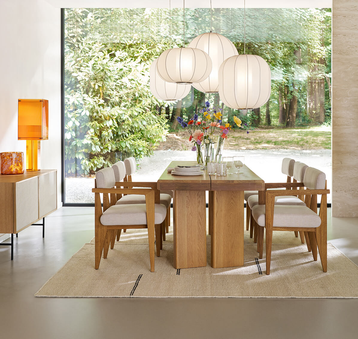 salle à manger décoration design collection AM PM Ode à la Lumière La Redoute salle à manger décoration design collection AM PM Ode à la Lumière La Redoute
