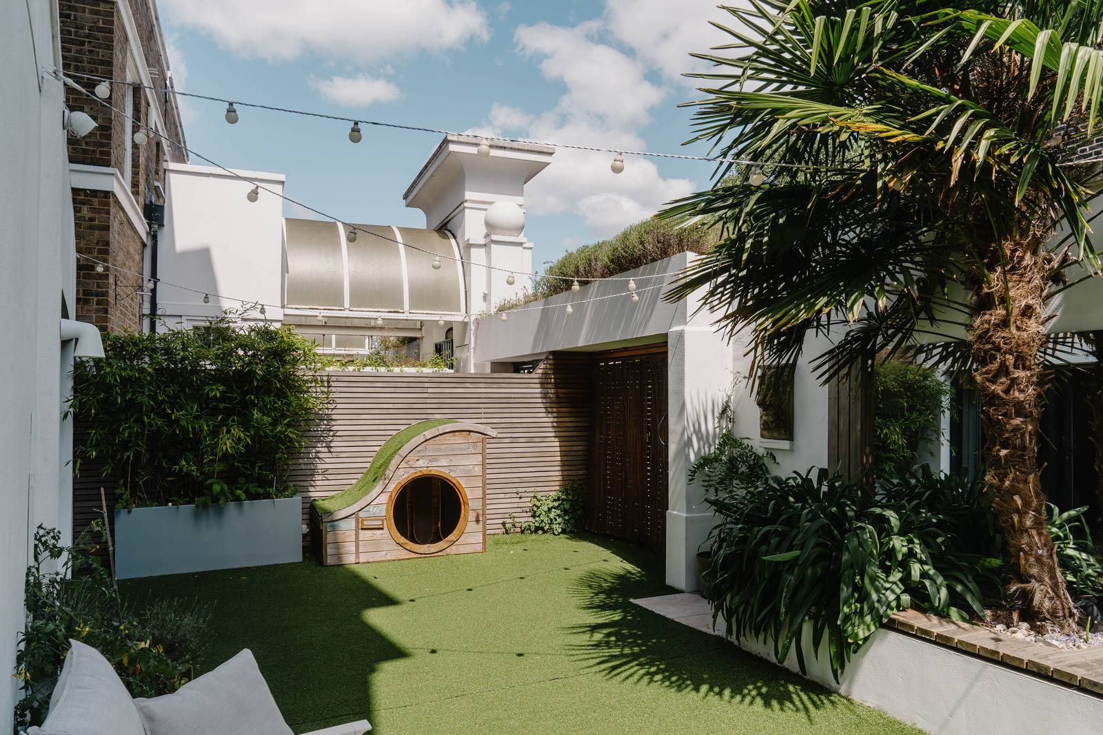 terrasse gazon synthétique maison de ville Londres