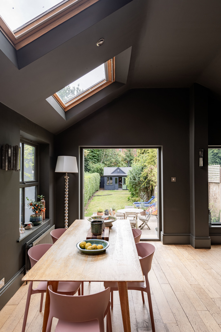 salle à manger maison victorienne décoration contemporaine