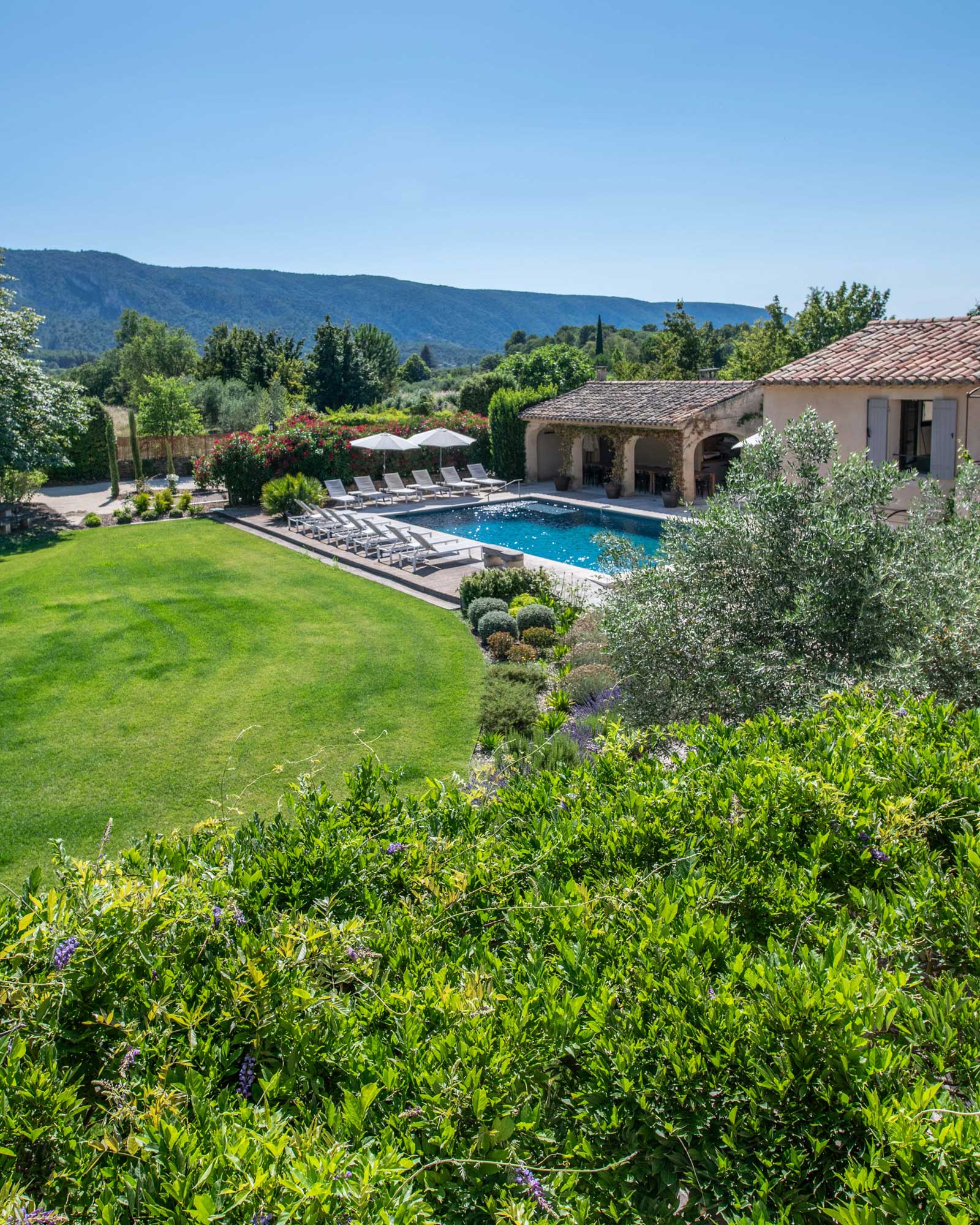 piscine avec pool house La Bastide de l piscine avec pool house La Bastide de l'Orme Luberon Ménerbes