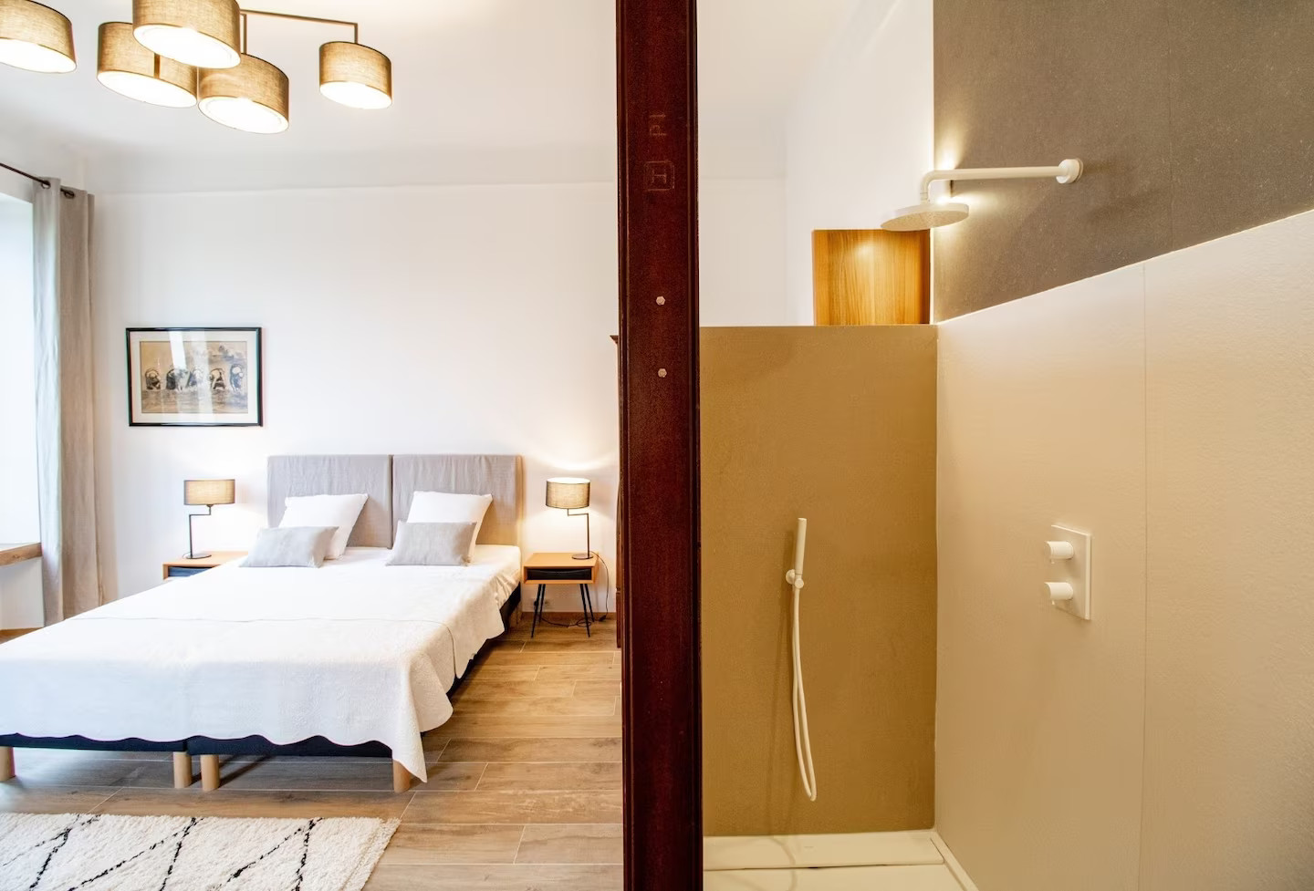 chambre avec salle de bain La Bergerie Aix-en-Provence
