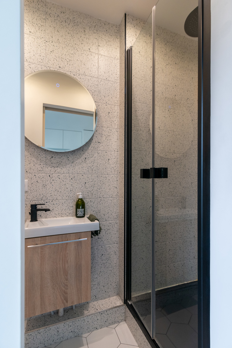 salle de bain terrazzo salle de bain terrazzo