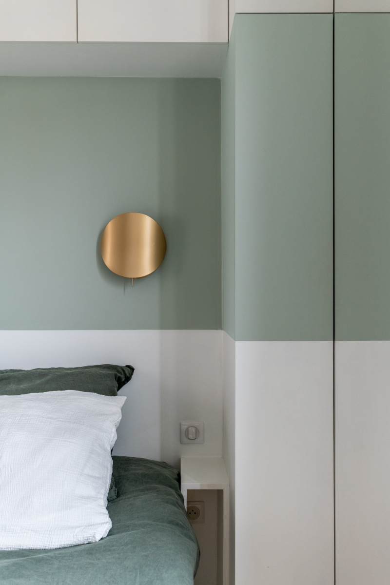 chambre verte et blanche avec meuble pont chambre verte et blanche avec meuble pont