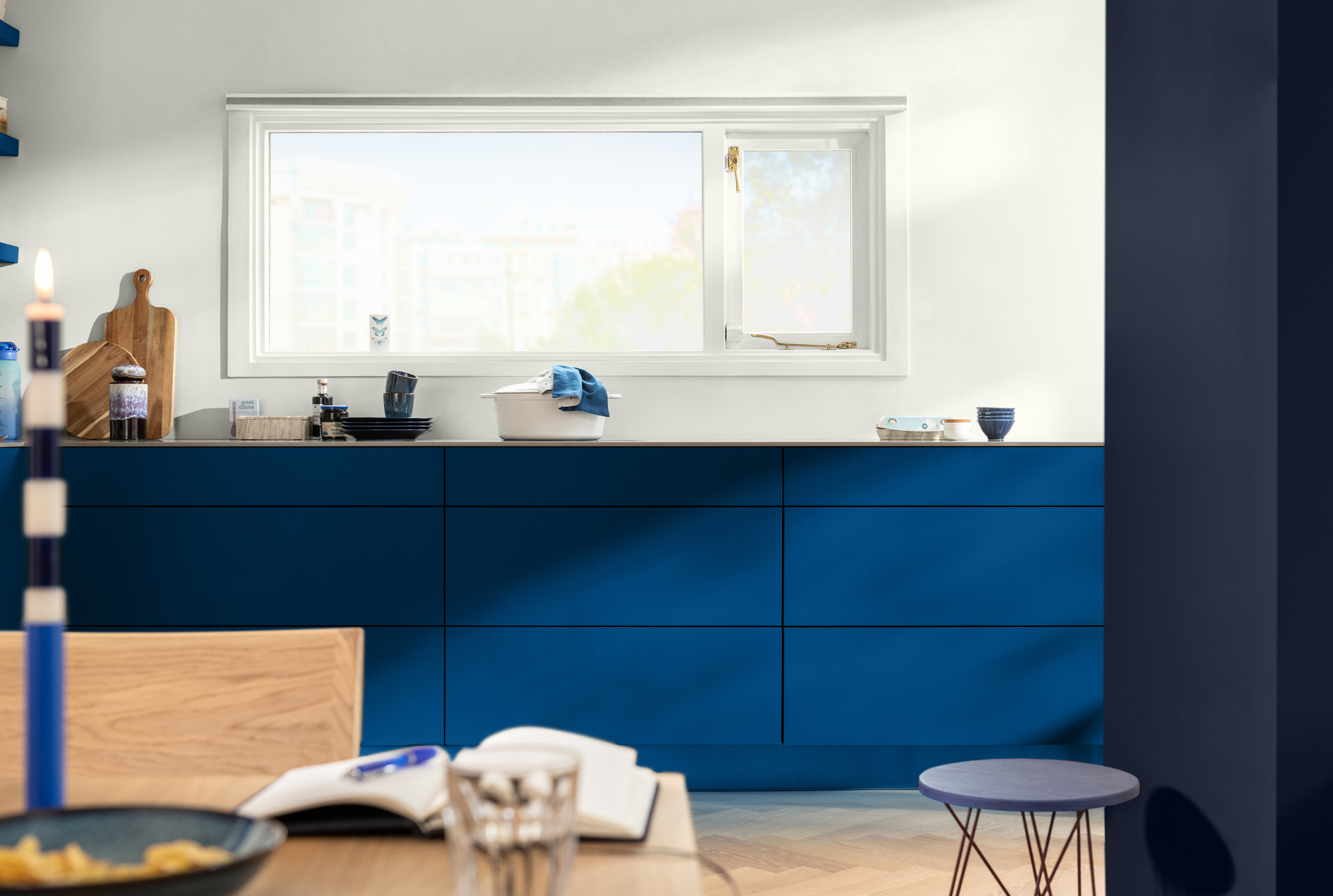 cuisine bleue encre cuisine bleue encre