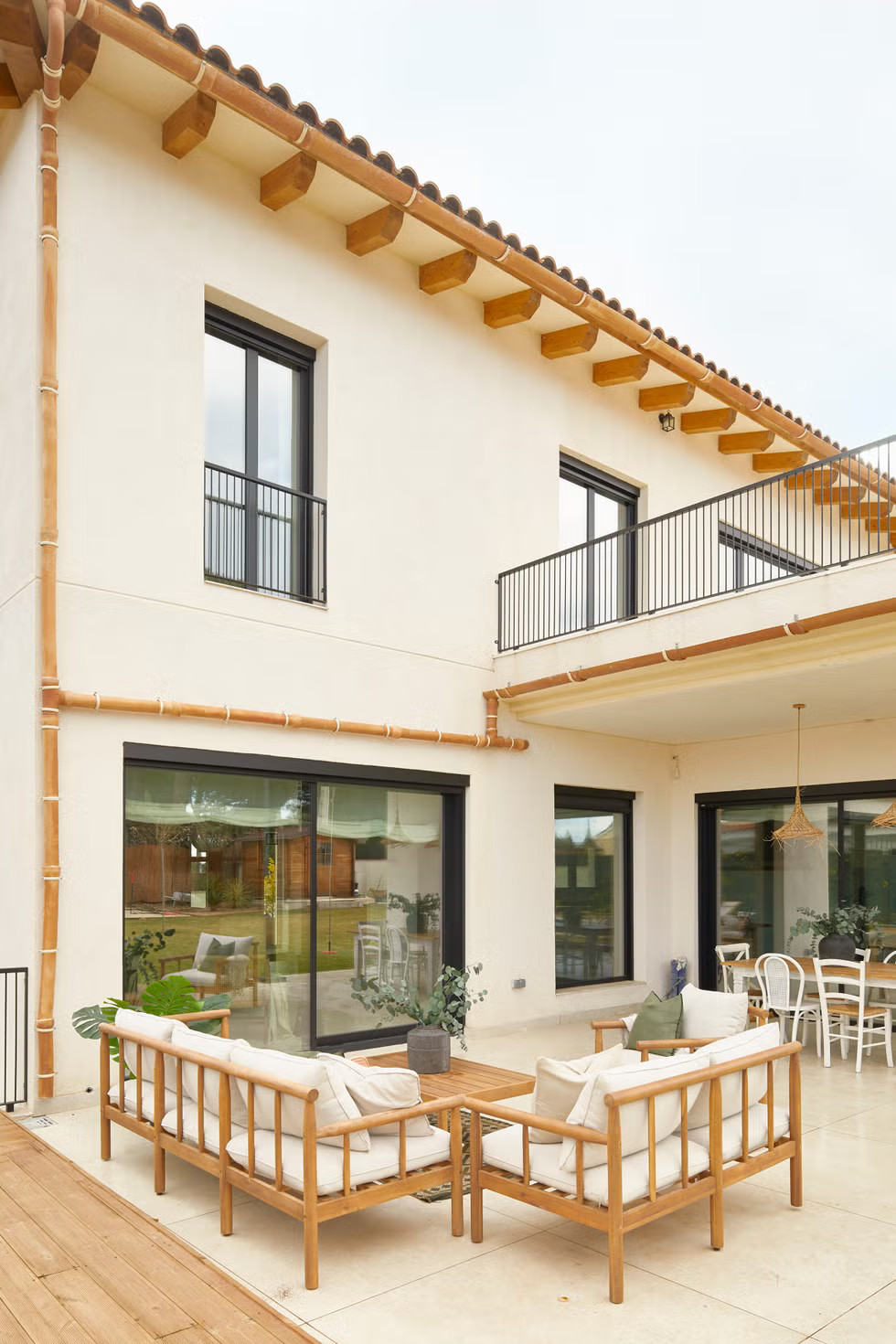 terrasse maison passive