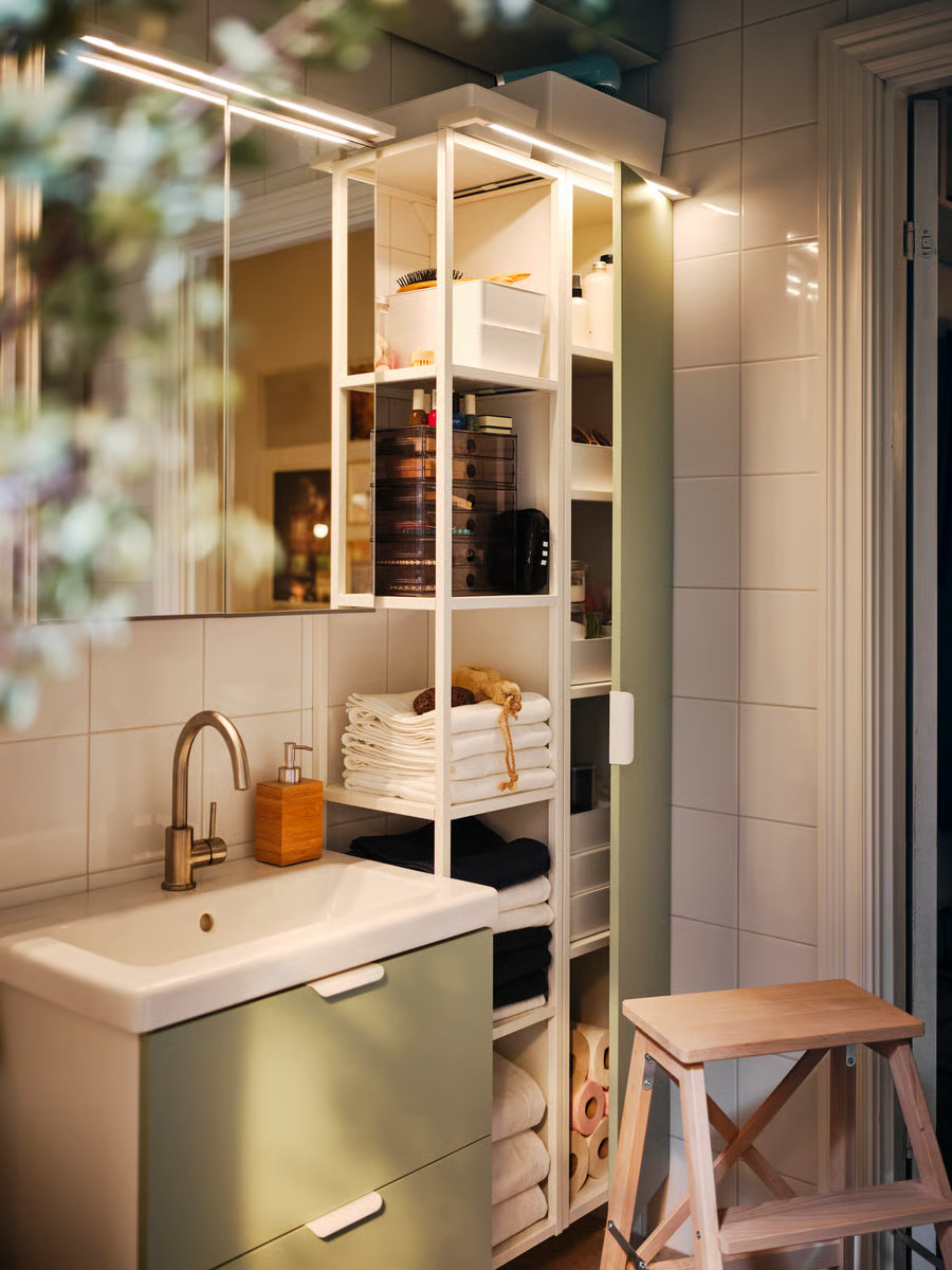 salle de bain verte IKEA salle de bain verte IKEA