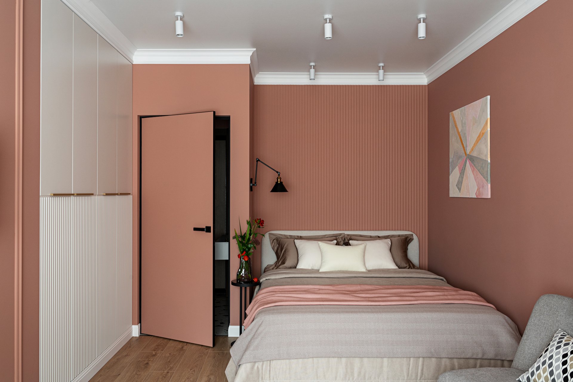 chambre moderne murs terracotta chambre moderne murs terracotta