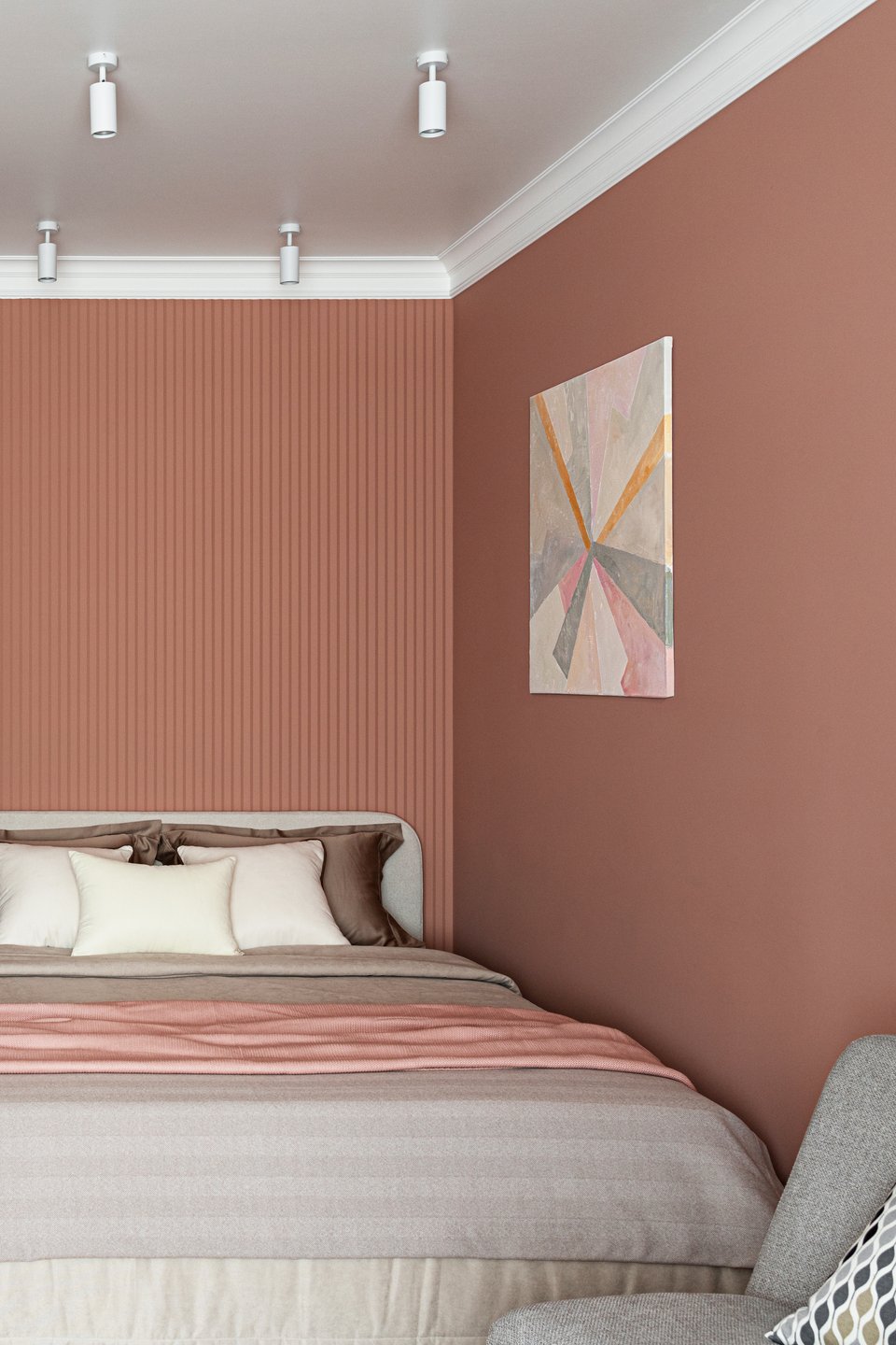 chambre moderne murs terracotta chambre moderne murs terracotta