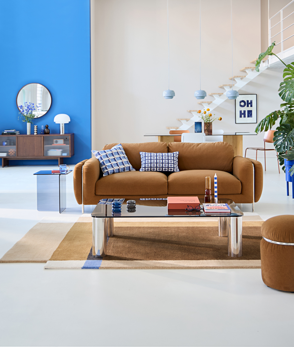 salon loft décoration seventies catalogue La Redoute Intérieurs 2025/2026