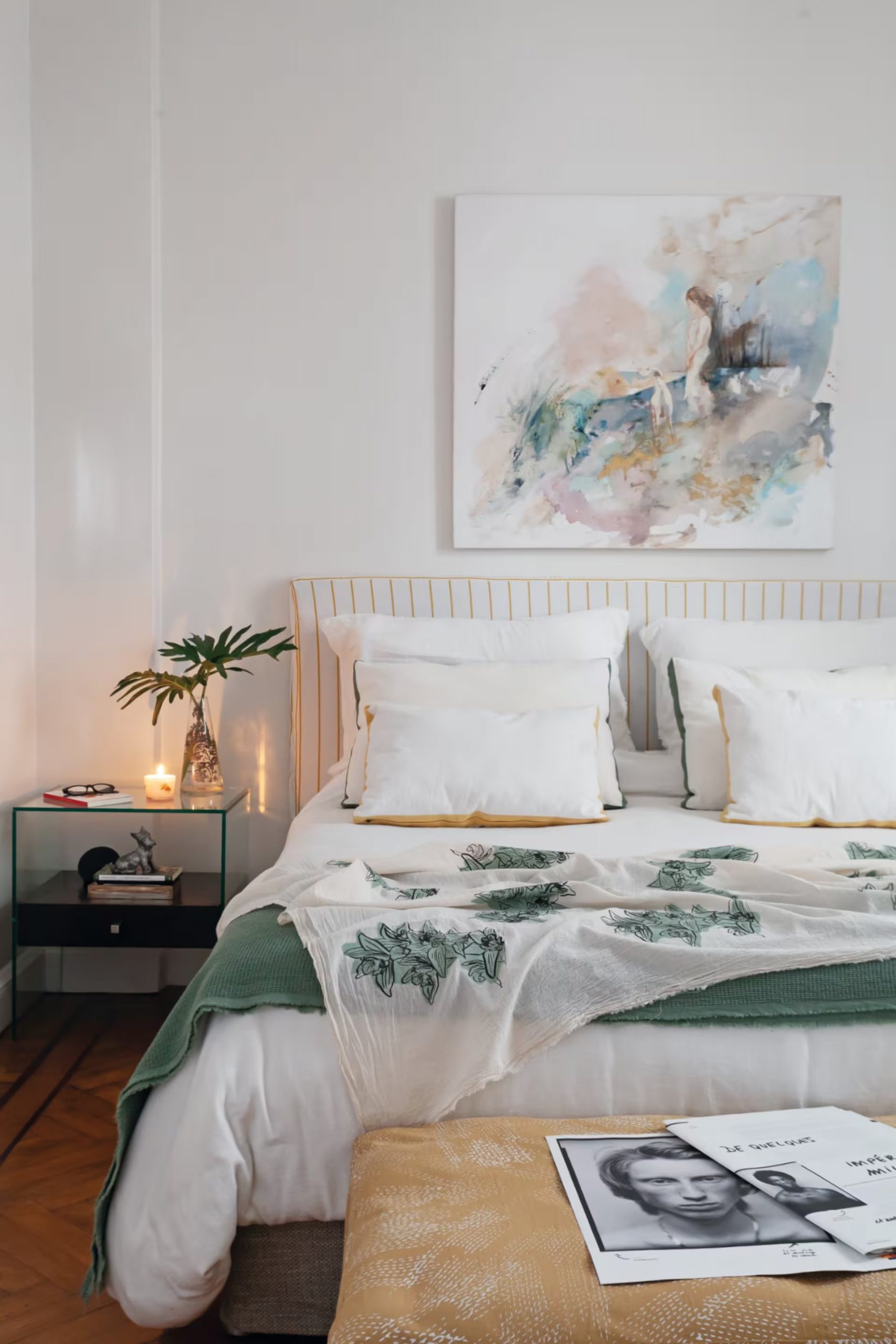 chambre blanche et verte chambre blanche et verte