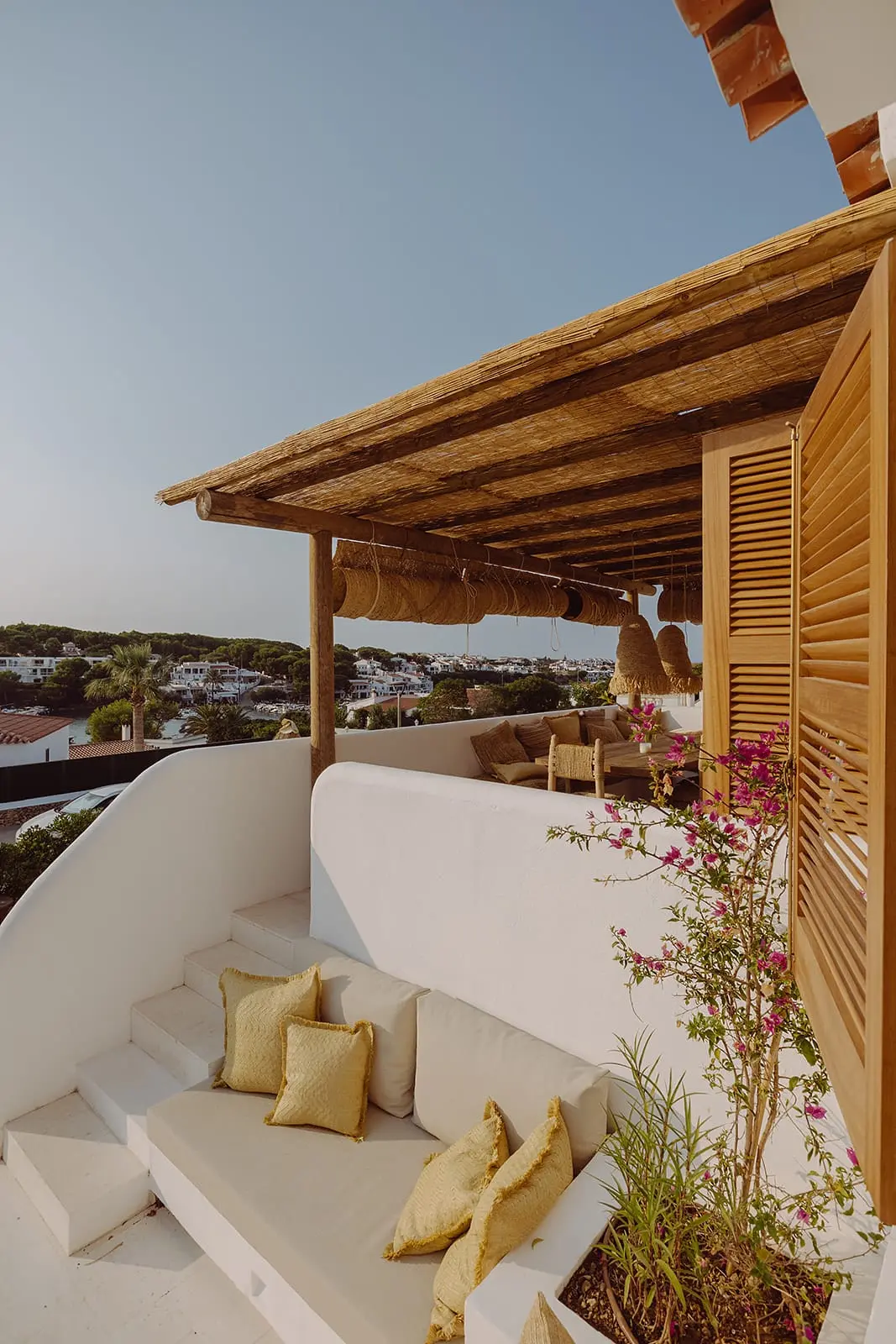 terrasse avec pergola bois et cannisses terrasse avec pergola bois et cannisses
