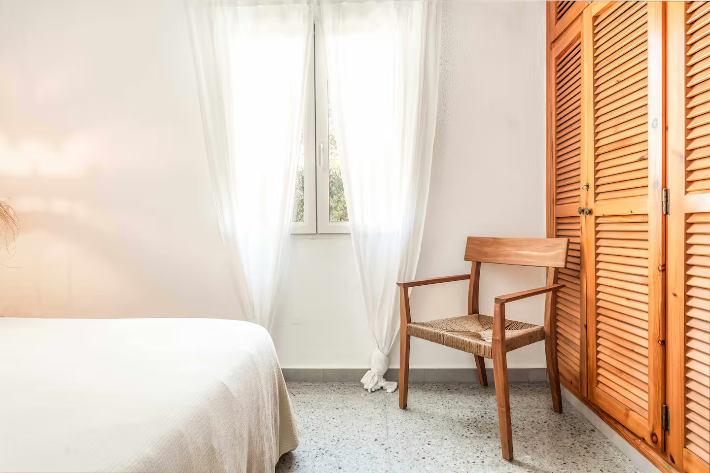 chambre décoration naturelle Villa Tord Baléares chambre décoration naturelle Villa Tord Baléares
