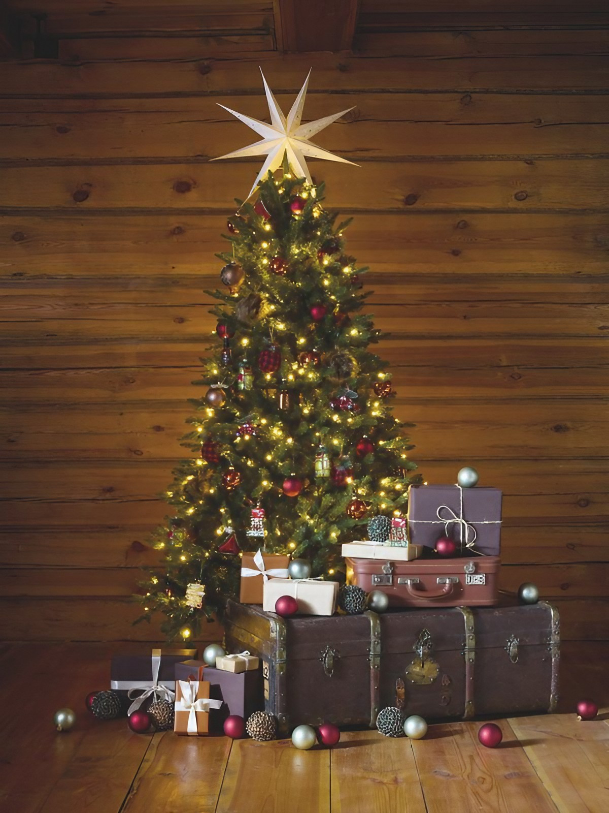 sapin et cadeaux 