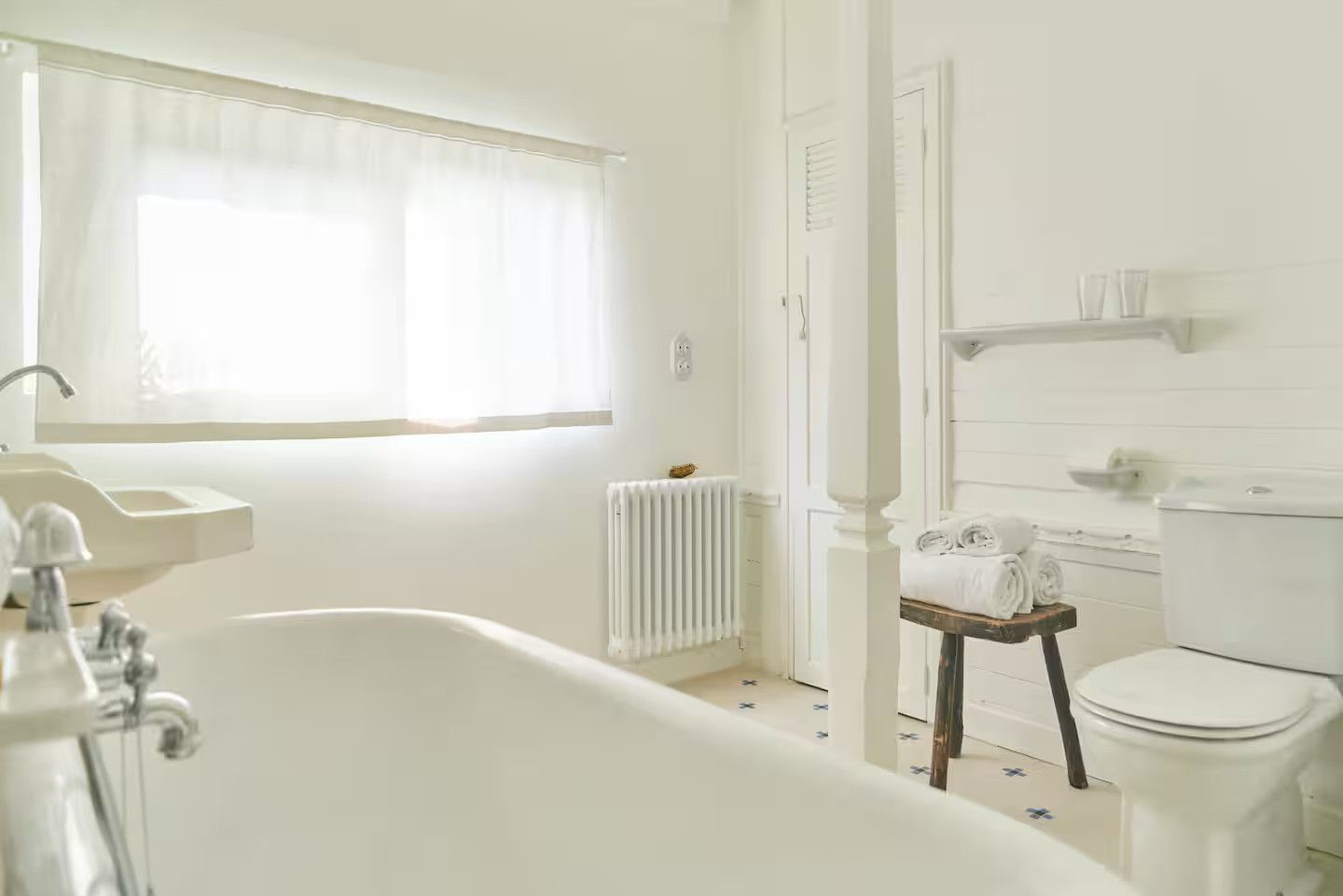 salle de bain rétro