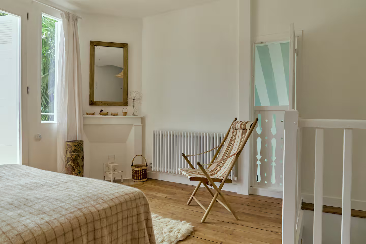 chambre décoration campagne chic Chalet Olivet