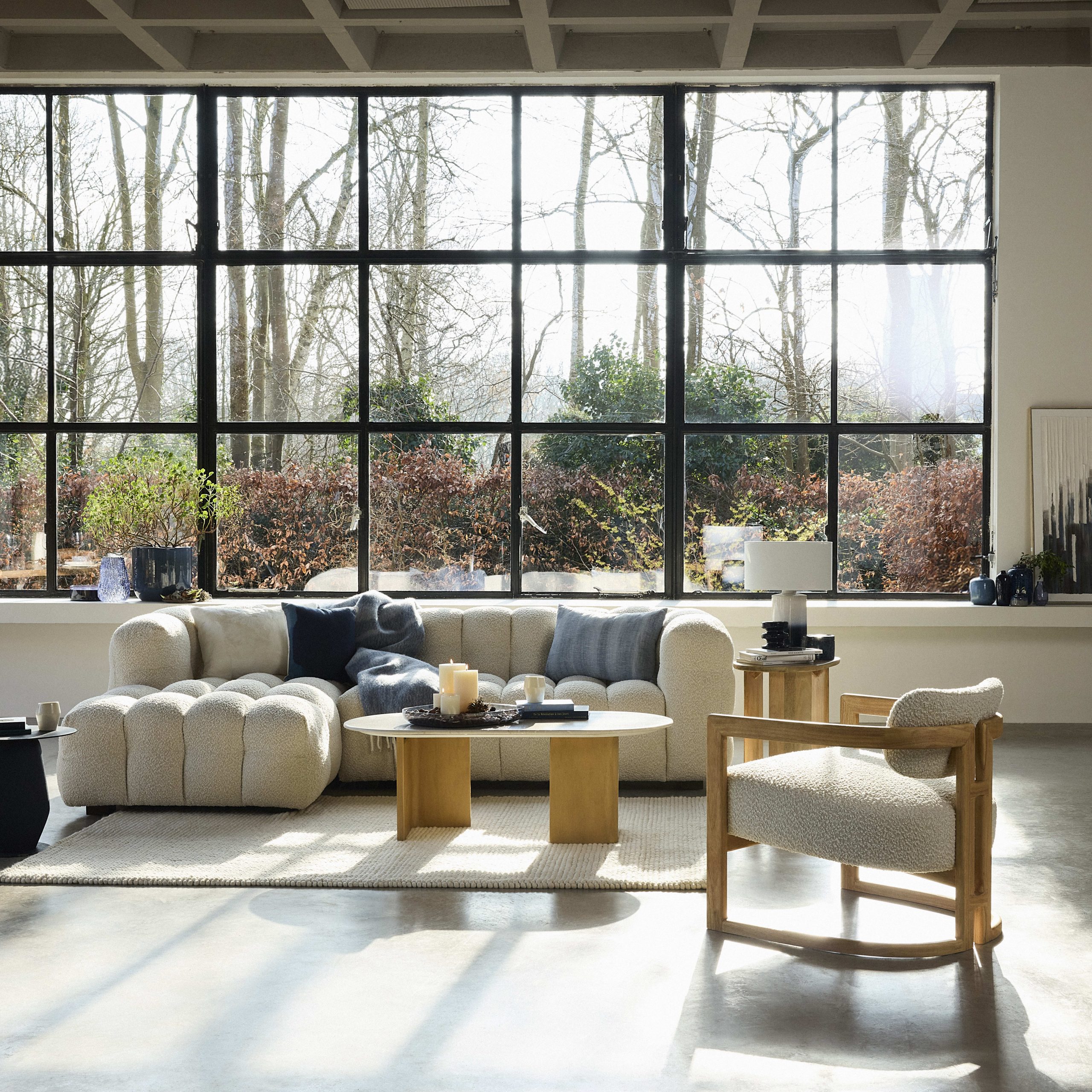 salon Refuge Boréal Maisons du Monde salon Refuge Boréal Maisons du Monde
