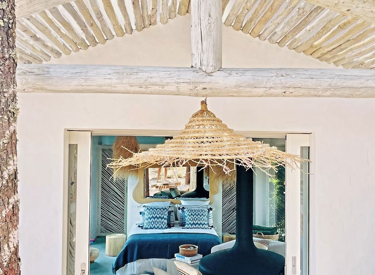 chambre décoration contemporaine et naturelle avec cheminée Focus chambre décoration contemporaine et naturelle avec cheminée Focus