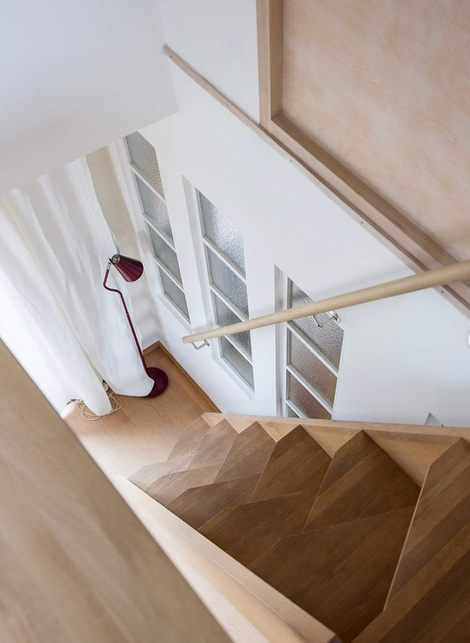 escalier à pas japonais