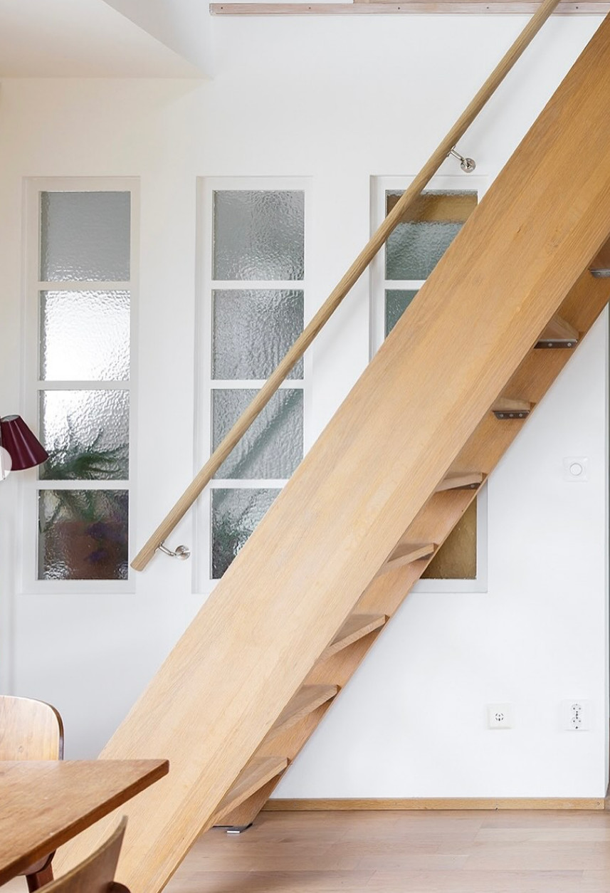 escalier en bois