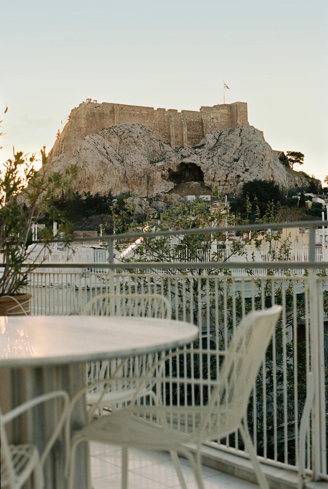 terrasse appartement vue Acropole terrasse appartement vue Acropole