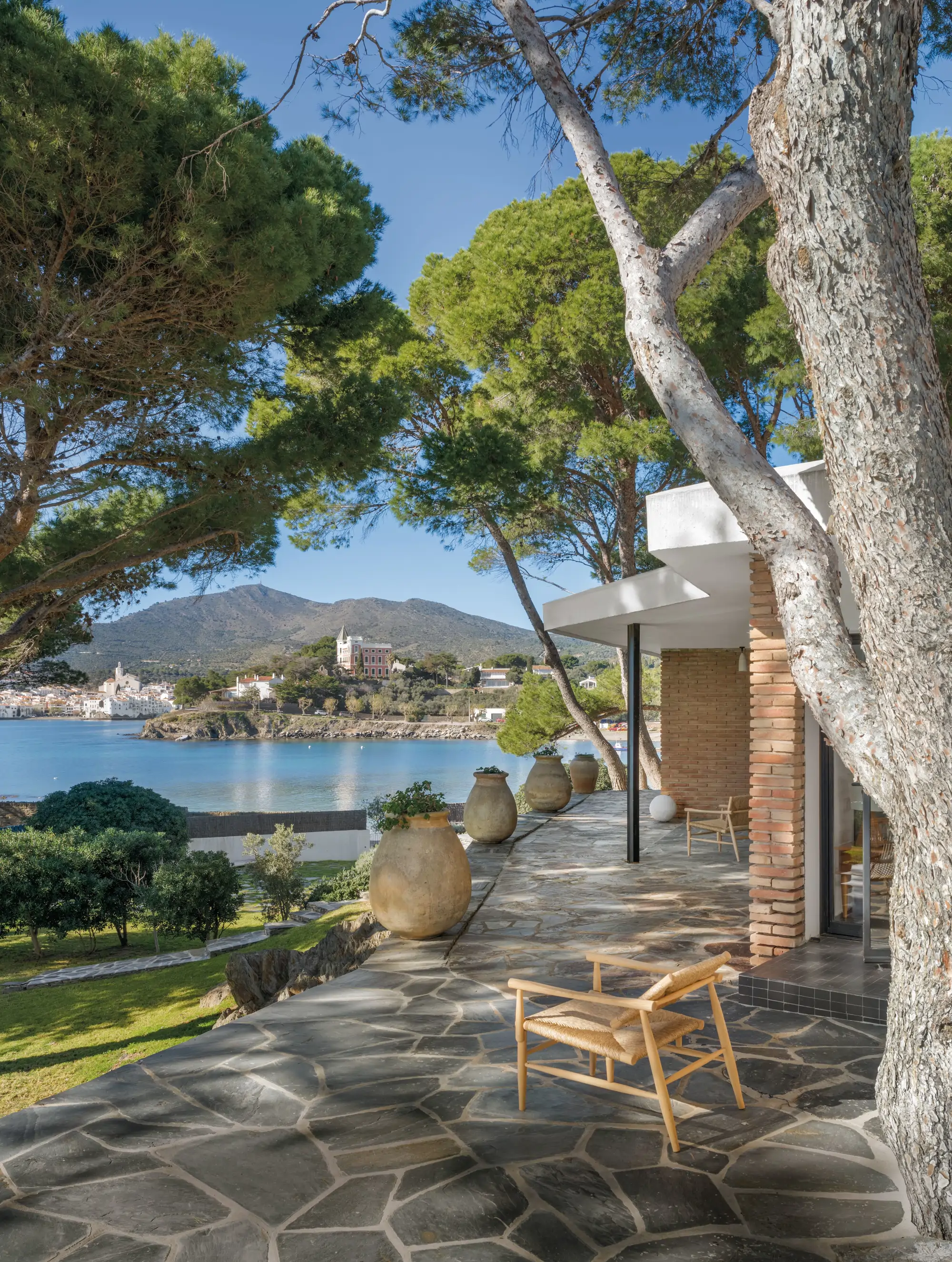 terrasse maison décoration contemporaine Cadaqués terrasse maison décoration contemporaine Cadaqués