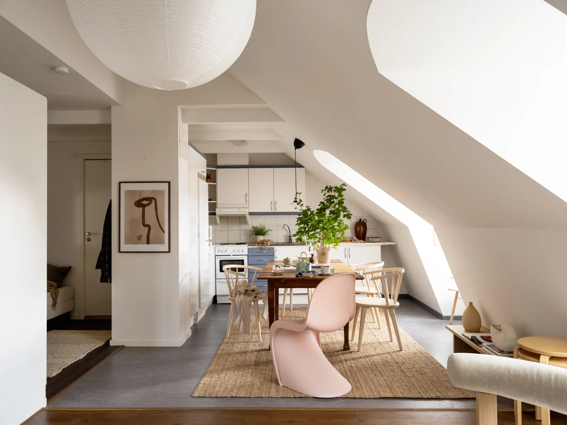 cuisine studio mansardé de 40m2 décoration scandinave cuisine studio mansardé de 40m2 décoration scandinave