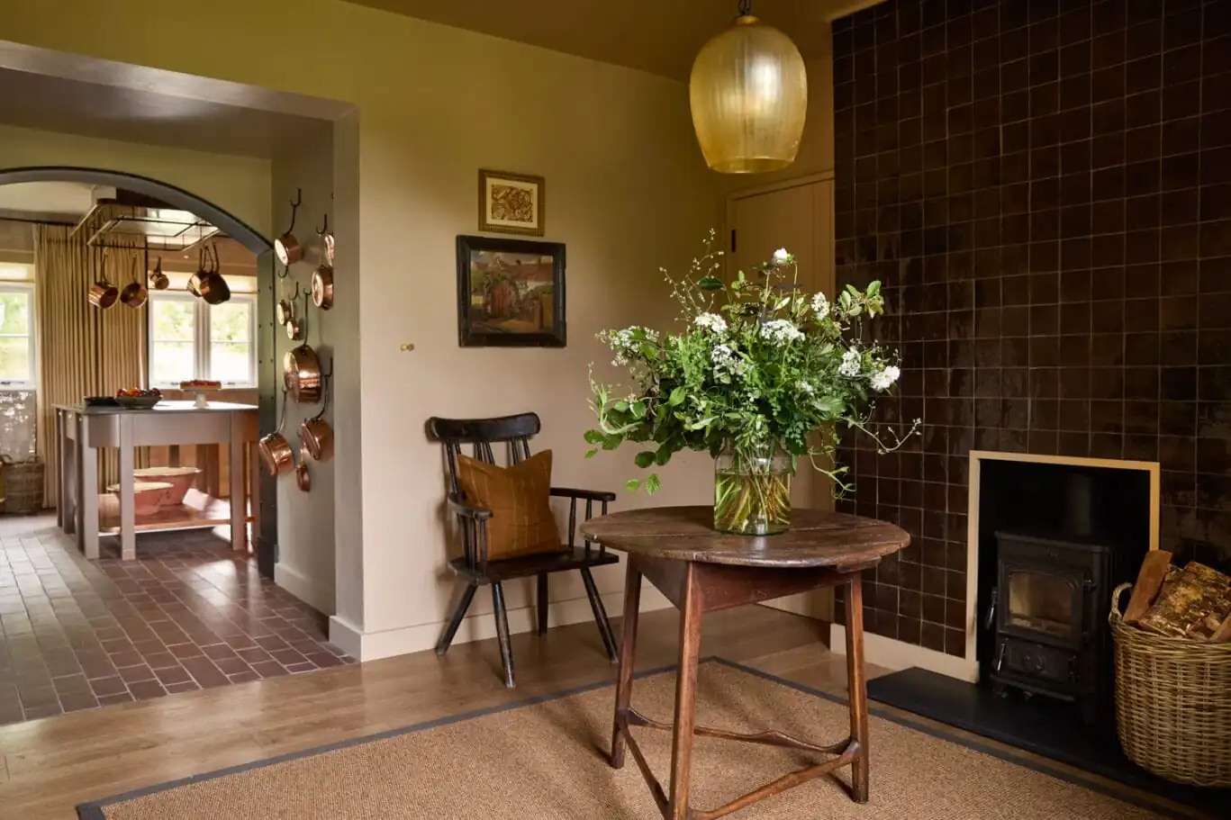 salon Wisteria Cottage décoration classique chic