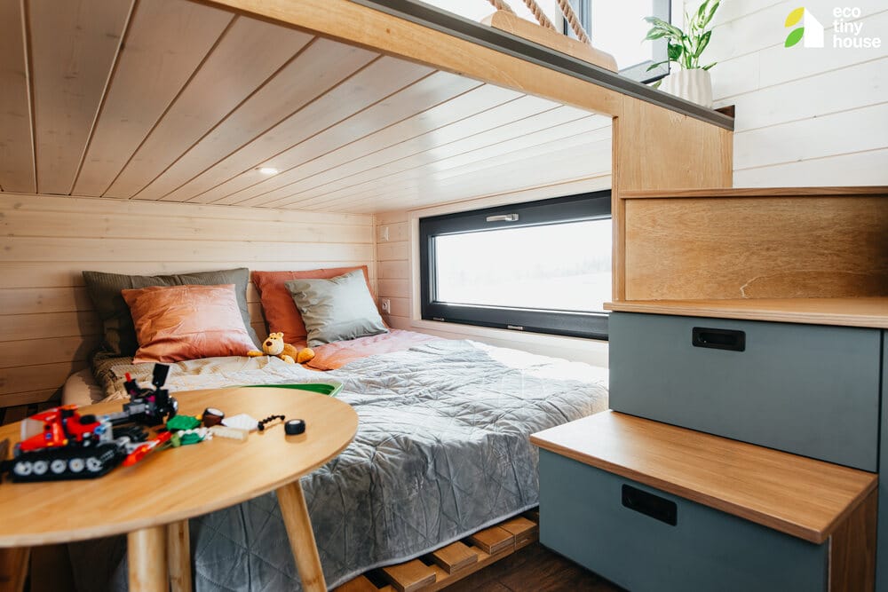 chambre mini maison mobile européenne