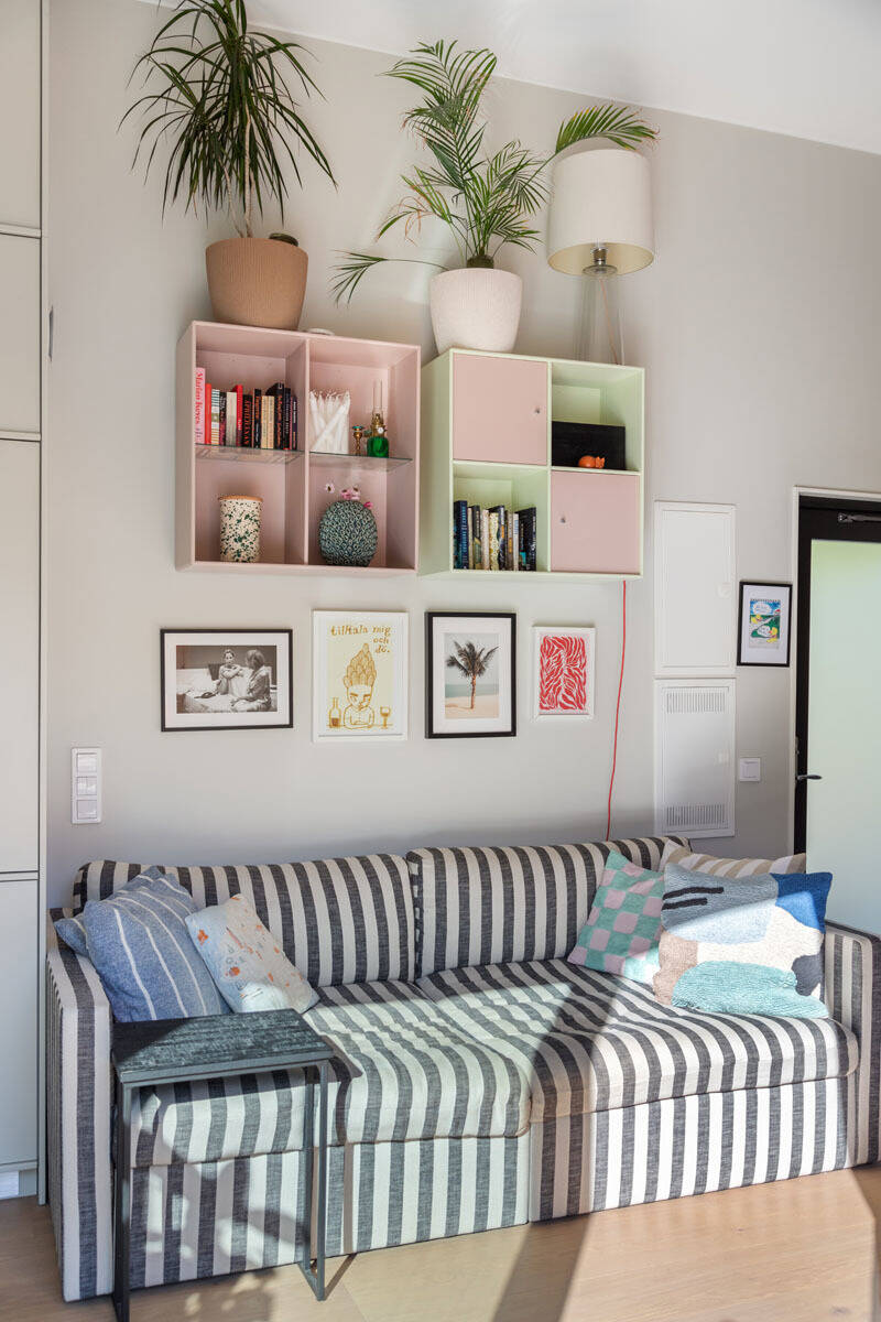salon décoration scandinave mini maison 25m2
