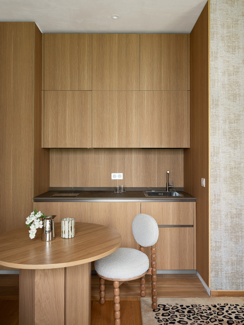 petite cuisine bois design avec coin repas petite cuisine bois design avec coin repas